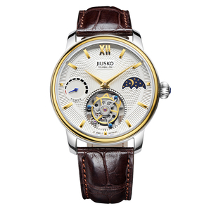 Reloj de Lujo para Hombre, 100M Resistente al Agua, de Cuero Genuino - Product Image 2