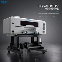 Printer UV DTF Semi-Otomatis Baru 30cm dengan 3 Head XP600 untuk Pencetakan Stiker pada Kaca, Logam, dan Akrilik