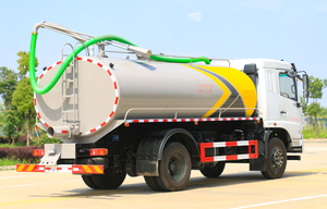 El vehículo de transferencia de aguas residuales urbanas de gran capacidad Dongfeng 12000L es muy apreciado por los clientes en el sudeste asiático. - Product Image 5