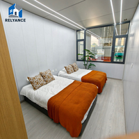Maison conteneur pliable extensible RELYANCE, maison modulaire en métal, installation rapide pour villa, appartement, bureau