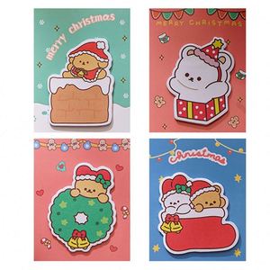Notas Adhesivas Creativas de Dibujos Animados Navideños para Estudiantes, Reutilizables, Adhesivos de Índice, Suministro al por Mayor - Product Image 2