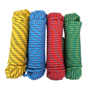 रस्सी चढ़ाई रॉक चढ़ाई बाहरी उच्च-ऊंचाई कार्य सुरक्षा ग्लाइडिंग गति वंश स्थिर पॉलिएस्टर + पॉलीएस्टर + पॉलीप्रोपाइलीन रस्सी - Product Image 4