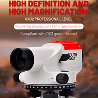 Niveau optique de haute précision South NB32, distance effective de 100 mètres, grossissement 32x