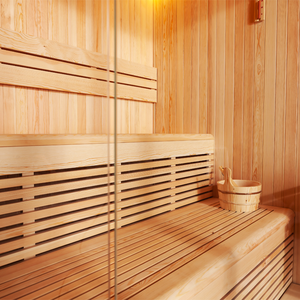 Dimensione di personalizzazione angolo interno tradizionale Wer vapore Rock Sauna con stufa Harvia - Product Image 6