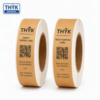 Étiquette d'identification en verre industriel, imperméable, adhésif sans résidu pour la production et la manutention du verre trempé, taille personnalisée THYK