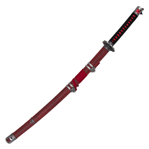 Vente en gros de l'épée Katana Red Mortal Blade Wolf de 40 pouces en acier inoxydable pour le cosplay, les jeux de rôle et la collection - Product Image 1