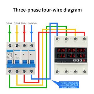 Protecteur de surtension et de sous-tension numérique triphasé <span class=keywords><strong>ANTIER</strong></span> fiable, 220V, montage sur rail DIN, économique, OEM - Product Image 5