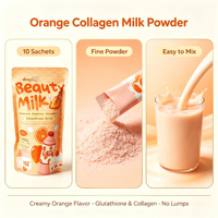 OEM ODM Dear Kitty Glutathione Collagen Milk Drink Powder Fruit Flavor 180g Skin Radiance Support Private Label