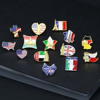 Épingle Métal Personnalisé Moyen, Est Arabie Saoudite Fête Nationale Bahreïn Pays Drapeau Doux Dur Souvenir Magnétique Émail Épinglettes/
