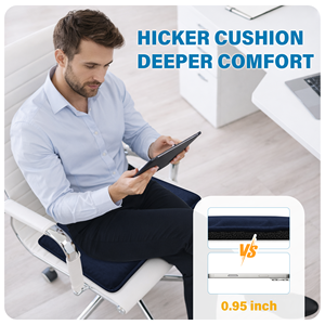 Cojín de Asiento de Espuma Viscoelástica Tejida Suave con Logotipo Personalizado en Color para Silla de Oficina y Hogar - Product Image 4