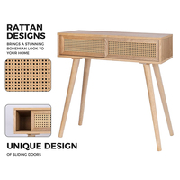 Ensemble table console de luxe moderne avec miroir pour le salon style européen pour la maison ou l'hôtel meubles en bois fabriqués à la main