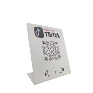 Ng 213/215/216 tùy chỉnh PVC Google xem xét thẻ đứng phương tiện truyền thông xã hội xem xét NFC Menu hiển thị đứng - Product Image 1