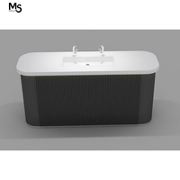M & S Comptoir de magasin de cosmétiques haut de gamme Design Présentoir de vente au détail pour le maquillage avec lumière LED Meubles de magasin