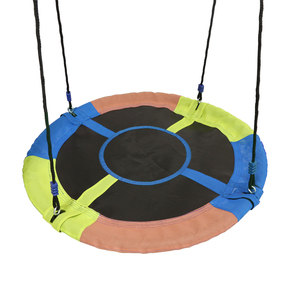 Modern Outdoor <b>Round</b> Tree Hanging <b>Swing</b> for Children Metal Furniture - Product Image 1
