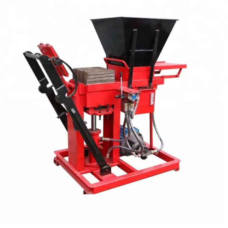 ماكينة صغيرة لصناعة طوب الطين من الصين HBY2-15 ماكينة صناعة طوب الطين الأحمر بأفضل سعر صناعة طوب طين طين يدوي هيدروليكي