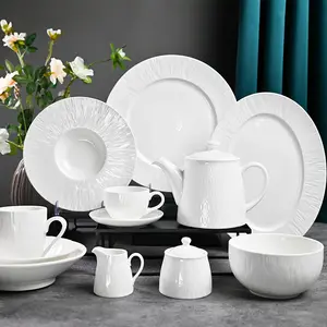 PITO Horeca Homeware Porcelain Dinner Set Porcelain Serving Dishes Sets Ceramic Dishes Plates Setcatering Hotel Supplies