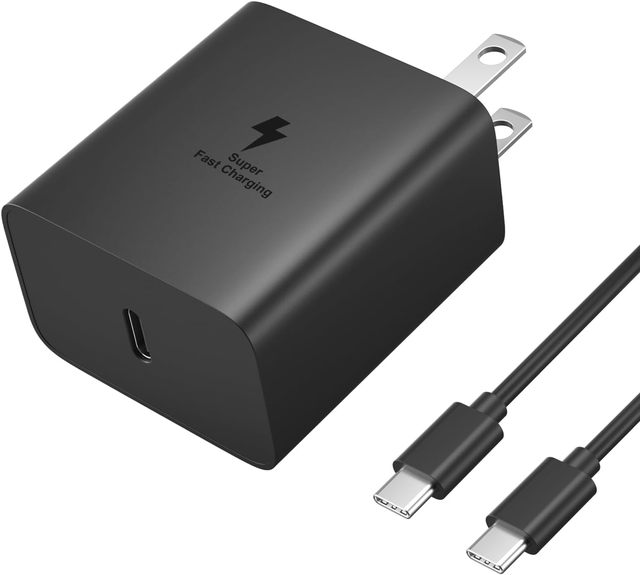 UL' Approved 45W Super Fast Charger Type C USB-C Charger PD PPS Wall Charging Block for Samsung Galaxy S23 Ultra S24