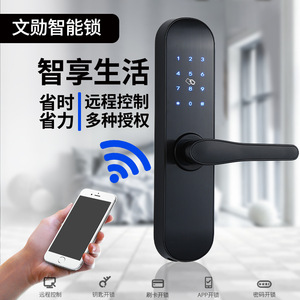 Wenxun <b>Smart</b> <b>Lock</b> S016M Digital Password App Control For Hotel Apartment Rental Door <b>Lock</b> Modern Design - Product Image 4