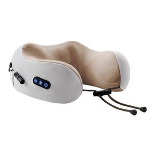 Almohada de Masaje Shiatsu Eléctrica Inalámbrica Portátil con Control Remoto, 2 Niveles de Calor, para el Hogar y el Automóvil, Soporte Cervical Quiropráctico - Product Image 1