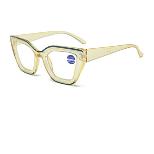 Gafas de lectura metálicas para hombre con montura sin marco y lentes con filtro de luz azul - Product Image 6
