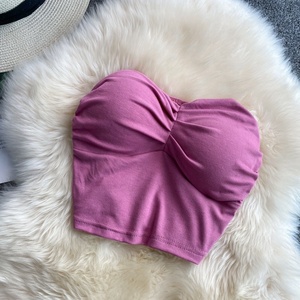 Nuove idee di prodotto 2022 canotte da donna con canottiere in cotone imbottite - Product Image 3