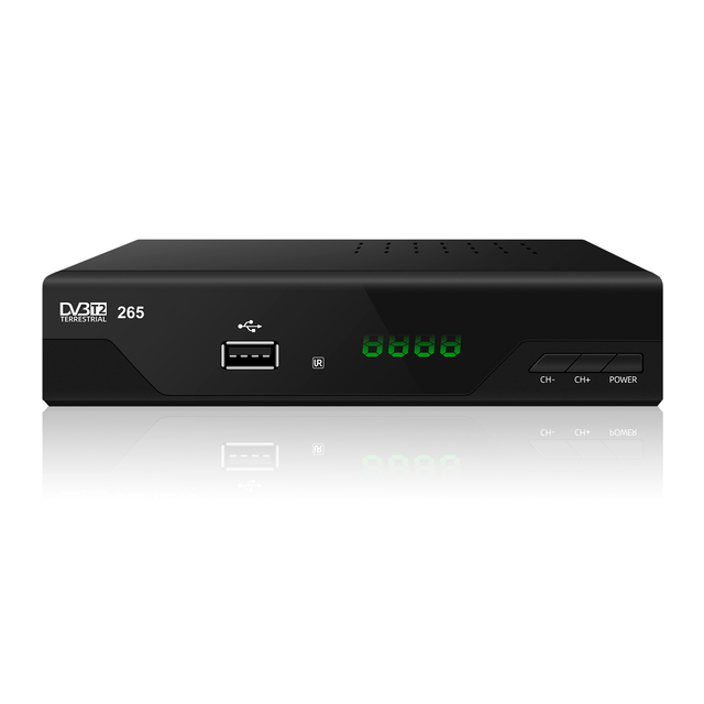 High-Performance Quality Best Set Top Box DVB-T2 STB H.265 Support LAN TV WIFI 10bit Video Decoder H265 DVB T2 TV Receiver
