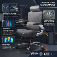 Silla de Oficina Ergonómica de Alta Resistencia para Mayoristas, Base de Aleación de Aluminio, Certificación BIFMA CE, Clase 4, Elevación a Gas, Capacidad de 440 lb