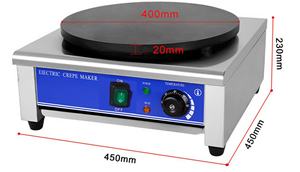 Crêpière de machine de casse-croûte de vente chaude/machine commerciale de crêpe pour le chariot de nourriture avec le prix bon marché - Product Image 4