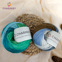 Charmkey Cheap Price Dyed Knitting Natural Pure 100% Cotton Wool Spun Yarn for Hand Knitting or Crochet