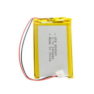 804060 3,7 v 2400 mah lipo battery with protective circuit board - Product Image 1