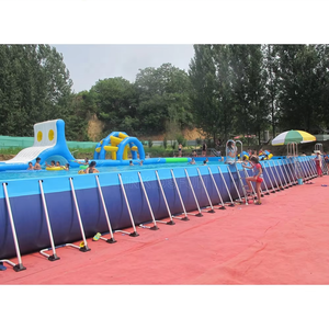 <span class=keywords><strong>Piscine</strong></span> hors sol avec structure en acier et <span class=keywords><strong>escalier</strong></span> de sécurité, <span class=keywords><strong>piscine</strong></span> familiale extérieure pour enfants et adultes, jeux aquatiques dans la cour et le jardin - Product Image 4