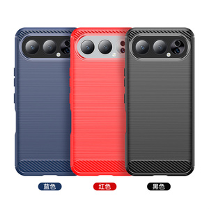 Funda Protectora de TPU con Fibra de Carbono Lichicase para Honor 600 Lite X6D <span class=keywords><strong>Play</strong></span> 60A, Anti-Caídas, Acabado Cepillado - Product Image 4