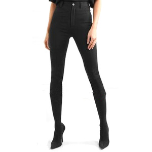 J & H <span class=keywords><strong>Stivali</strong></span> lunghi con tacco alto Sexy da donna con gamba spessa per donna <span class=keywords><strong>a</strong></span> punta con pantaloni alti e <span class=keywords><strong>elasticizzati</strong></span> - Product Image 5