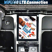 Radio de Coche con GPS y Pantalla Táctil de 9.7 Pulgadas para el Tablero, Navegación Vertical con Pantalla para Automóvil Jianghuai T8, 4G, Carplay, HU, Wifi, Android Auto, Multimedia