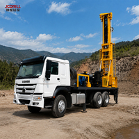 Machine de forage de puits profonds hydraulique diesel montée sur camion