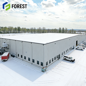 Almacén Frigorífico Ecológico en Quebec con Paneles EPS, Estructura Ligera de Acero Industrial para Almacenamiento de Productos Químicos - Product Image 1