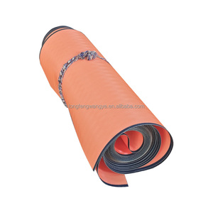 Đai lưới <span class=keywords><strong>Polyester</strong></span> chống tĩnh điện màu cam, <span class=keywords><strong>Polyester</strong></span> hiệu suất cao chống mài mòn, vải lọc thoáng khí tùy chỉnh - Product Image 1