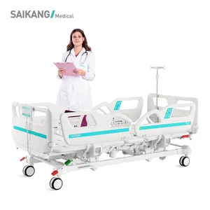 V8v SAIKANG Factory прямые продажи Больничная мебель 5 Функциональная электрическая Больничная кровать с колесами