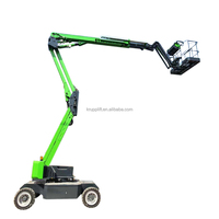 Plateforme de travail aérienne articulée diesel-électrique haute performance avec bras hydraulique pliable, capacité de charge de 200 kg, plateforme de 24 m