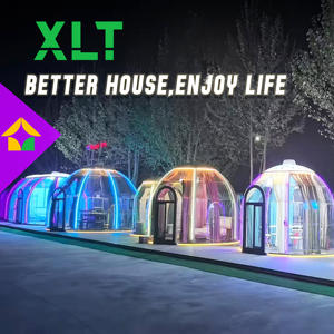 Grande maison géodésique de luxe pour le glamping igloo PC Maisons préfabriquées pour événements Fête de <span class=keywords><strong>mariage</strong></span> - Product Image 6