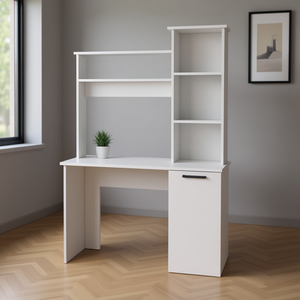 Bureau d'ordinateur blanc Dumas Office - Product Image 2