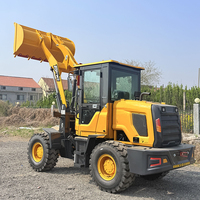Topone CE/EPA Euro5 Diesel 4WD Mini Loader Pertanian dengan Kabin Kapasitas Bucket 0.65cbm