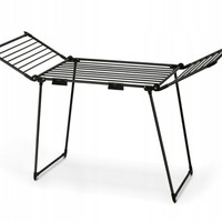 Cedar Space Meilleures ventes transfrontalières Séchoir à linge et porte-serviettes multifonctionnel autoportant pliable en fer à double aile pour extérieur
