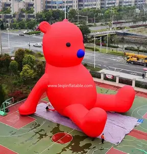 맞춤형 Inflatables 거대한 풍선 곰 풍선 만화 캐릭터 번데기 곰 모델 광고 이벤트 장식