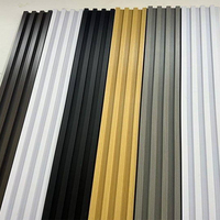 Panneau de mur insonorisé imperméable intérieur coloré de WPC de matériaux vierges pour la décoration à la maison