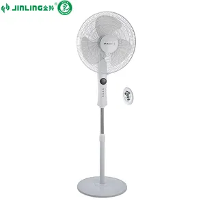 Electric fan manufacturer Air cooling fan remote control and LCD display household Plastic powerful Standing Fan
