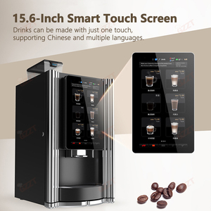 Distributeur automatique de café expresso cappuccino commercial à écran tactile de 15.6 pouces avec pompe à engrenages importée - Product Image 4