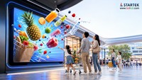 Pantalla LCD Publicitaria de Alta Definición con Campo de Luz Holográfico 3D Autostereoscópico Android de 43 Pulgadas, 3840x2160 4K