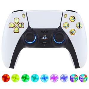 <span class=keywords><strong>EXtremeRate</strong></span> Accesorios de Juego Personalizados, Kit de Luces LED DTF para Control <span class=keywords><strong>Dualsense</strong></span> de PS5, Juego Completo de Botones LED - Product Image 3