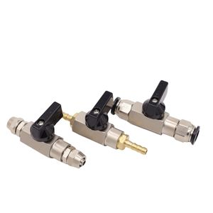Quick Connector Air Valve Switch 1/4 In Pneumatic Hose Fitting Ball Valve For Compressor Pump Accessories - Product Image 1